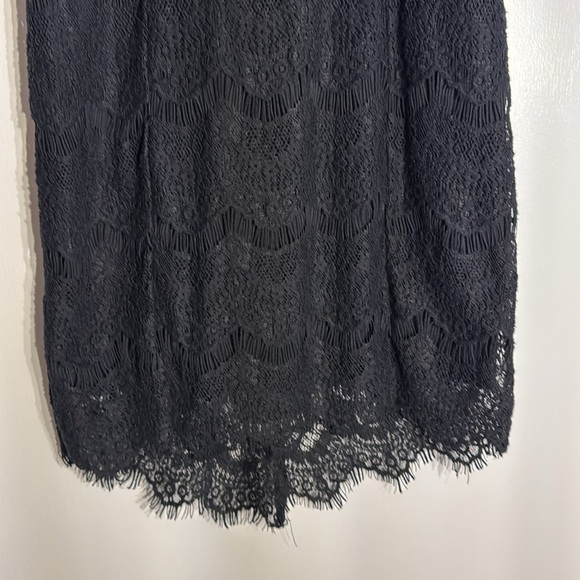 Free People Intimately Daydream Bodycon Lace Dress Open Back Black Size medium - Picture 7 of 10